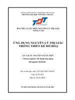 ỨNG DỤNG NGUYÊN lý THỊ GIÁC TRONG THIẾT kế đồ HOẠ 