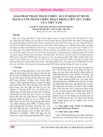 Giải pháp trạm tham chiếu ảo cố định sử dụng mạng lưới tham chiếu hoạt động liên tục CORS của Việt Nam