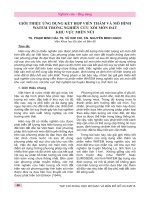 Giới thiệu ứng dụng kết hợp viễn thám và mô hình WATEM trong nghiên cứu xói mòn đất khu vực miền núi