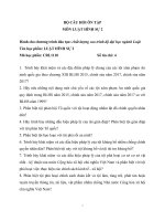 BỘ câu hỏi ôn tập môn LUẬT HÌNH sự 2