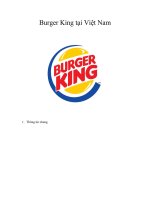 Burger king ti vit nam 