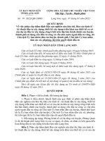 Về việc phân cấp thẩm định