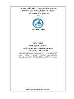 Giáo trình Bảo hiểm (Nghề Kế toán doanh nghiệp)