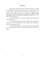 Phân tích chi phí kinh doanh tại Công ty TNHH Kỹ thuật công nghệ Đức Thành Đạt