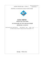 Giáo trình mô đun Kế toán kho (Nghề Kế toán doanh nghiệp  Trình độ cao đẳng)