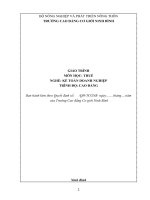 Giáo trình Thuế (Nghề Kế toán doanh nghiệp)