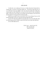 Hoàn thiện quy trình phục vụ buồng tại bộ phận buồng của khách sạn hyatt regency west hà nội 