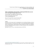 Nghiên cứu các đặc trưng phân bố của trường tốc độ gió tại vùng biển đảo Lý Sơn, tỉnh Quảng Ngãi