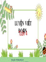 Bài giảng môn Tiếng Việt lớp 2 sách Kết nối tri thức năm học 2021-2022 - Bài 8: Tập làm văn Viết đoạn văn kể về một hoạt động thể thao hoặc trò chơi (Trường Tiểu học Thạch Bàn B)