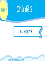 Bài giảng môn Tiếng Việt lớp 2 sách Kết nối tri thức năm học 2021-2022 - Bài 14: Tập đọc Em học vẽ (Trường Tiểu học Thạch Bàn B)