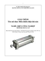 Giáo trình Điều khiển điện khí nén (Nghề: Điện công nghiệp - Trung cấp) - Trường TC nghề Đông Sài Gòn