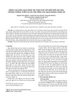 Nâng cao hiệu quả công tác ứng phó với biến đổi khí hậu, phòng chống thiên tai và tìm kiếm cứu nạn ngành Công an