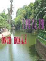 Bài giảng môn Tiếng Việt lớp 3 năm học 2020-2021 - Tuần 2: Tập viết Ôn chữ hoa Ă, Â (Trường Tiểu học Thạch Bàn B)