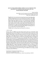 Quản lý hoạt động phòng chống tai nạn thương tích cho trẻ ở các trường mầm non quận Gò Vấp, thành phố Hồ Chí Minh