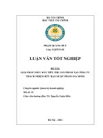 Giải pháp thúc đẩy tiêu thụ sản phẩm tại công ty trách nhiệm hữu hạn dược phẩm gia minh luận văn tốt nghiệp  chuyên ngành quản trị doanh nghiệp 