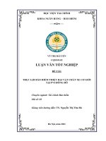 Trục lợi bảo hiểm thiệt hại vật chất xe cơ giới tại PVI đông đô luận văn tốt nghiệp  chuyên ngành tài chính bảo hiểm 