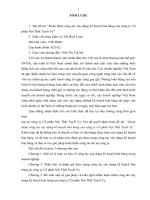 Hoàn thiện công tác xây dựng kế hoạch bán hàng của công ty Cổ phần Nội Thất Tuyết Vy