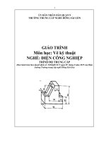 Giáo trình Vẽ kỹ thuật (Nghề: Điện công nghiệp - Trung cấp) - Trường TC nghề Đông Sài Gòn