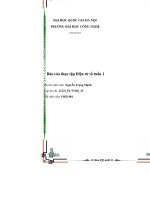 Thực tập Điện tử số - Tuần 1