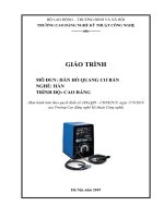 Giáo trình Hàn hồ quang cơ bản (Nghề Hàn  Cao đẳng)