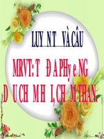 Bài giảng môn Tiếng Việt lớp 3 năm học 2021-2022 - Tuần 13: Luyện từ và câu Mở rộng vốn từ: Từ địa phương. Dấu chấm hỏi, chấm than (Trường Tiểu học Thạch Bàn B)