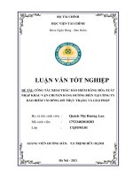 Công tác khai thác bảo hiểm hàng hóa xuất nhập khẩu vận chuyển bằng đường biển tại công ty bảo hiểm VNI đông đô thực trạng và giải pháp luận văn tốt nghiệp  chuyên ngành tài chính bảo hiểm 