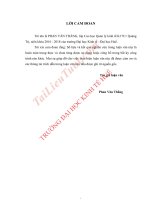 Hoàn thiện công tác quản lý nhà nước về du lịch trên địa bàn tỉnh quảng trị