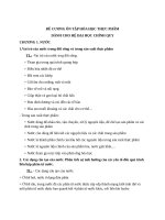 HÓA THỰC PHẨM GIẢI đề ôn tập THI CUỐI KÌ