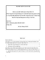 Quản trị công ty: Nguyên tắc công bố thông tin và tính minh bạch trong quản trị công ty và sự tiếp nhận pháp luật Việt Nam đối với nguyên tắc này và thực trạng thực thi trong hoạt động quản trị công ty Việt Nam