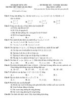 Đề kiểm tra toán 10 học kì 1 trường THPT triệu quang phục hưng yên 