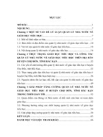 Khoa luận CTH  quản lý nhà nước về giáo dục tiểu học ở huyện chợ đồn, tỉnh bắc kạn