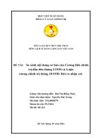 So sánh nội dung cơ bản của Cương lĩnh chính  trị đầu tiên tháng 21930 và Luận  cương chính trị tháng 101930. Rút ra nhận xét.