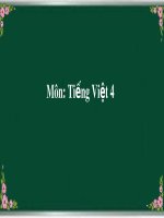 Bài giảng môn Tiếng Việt lớp 4 năm học 2021-2022 - Tuần 1: Tập đọc Dế Mèn bênh vực kẻ yếu (Trường Tiểu học Thạch Bàn B)