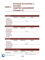 Chapter 5   EOC assignment
