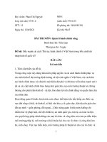 Quản lí hành chính công: Đẩy mạnh cải cách Thủ tục hành chính ở Việt Nam trong bối cảnh hội nhập kinh tế quốc tế?