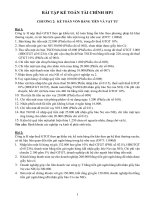 BÀI TẬP KẾ TOÁN TÀI CHÍNH HP1