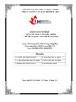 MÔN: KỸ NĂNG LÀM VIỆC NHÓM CHỦ ĐỀ: Bí quyết “ TEAMWORK hiệu quả ”