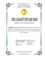 Lịch sử các học thuyết kinh tế  ĐỀ TÀI: Quan điểm ThomasMun: “Thương mại là hòn đá thử vàng đối với sự phồn thịnh của một quốc gia. Không có phép lạ nào khác để kiếm tiền trừ Thương mại”. Từ đó, rút ra ý nghĩa thực tiễn  đối với Việt Nam.