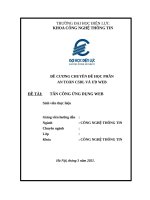 Báo cáo an toàn web