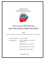 ĐẠI CƯƠNG TRUYỀN THÔNG ĐẠI CHÚNG  Đề tài:  Lý thuyết hệ thống (Ludwig von Bertalanffy) và Ứng dụng trong Báo chí  Truyền thông