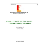 WEBSITE QUẢN lý THƯ VIỆN ONLINE software requirement specification 
