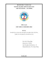 TIỂU LUẬN CHỦ NGHĨA xã hội KHOA học đề tài sứ mệnh lịch sử của giai cấp công nhân lên chủ nghĩa xã hội ở việt nam  ý nghĩa và sự vận dụng đối với bản thân sinh viên  