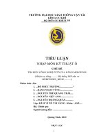 TIỂU LUẬN NHẬP môn kỹ THUẬT ô CHỦ đề tìm HIỂU CÔNG NGHỆ ô tô của HÃNG MERCEDES CÔNG NGHỆ (hệ THỐNG) ESP TRÊN mercesdes benz e300 