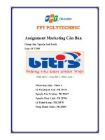 NGHIÊN cứu sản PHẨM của DOANH NGHIỆP   sản PHẨM BITI’S HUNTER 