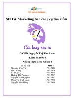 SEO  marketing trên công cụ tìm kiếm cửa hàng họa cụ 