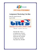 NGHIÊN cứu sản PHẨM của DOANH NGHIỆP   sản PHẨM BITI’S HUNTER 