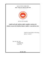 Đồ án tốt nghiệp PLSP theo chiều cao dùng PLC