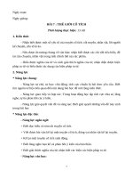 Giáo án ngữ văn 6 kì 2 sách kết nối tri thức với cuộc sống (bài 7, 8)  