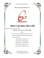 QUẢN LÝ DỰ ÁN PHẦN MỀM Đề tài: Tài liệu quản lý cho dự án xây dựng website học lập trình trực tuyến