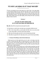 Giáo trình Tổ chức lao động và kỹ thuật nhà bếp